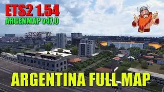 ETS2 | EL MAYOR MAPA DE ARGENTINA - ArgenMap 🧉 (Incluye Chile, Uruguay e Islas Malvinas) 🌏 🚛