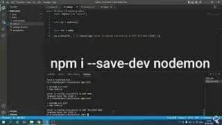 how to install nodemon