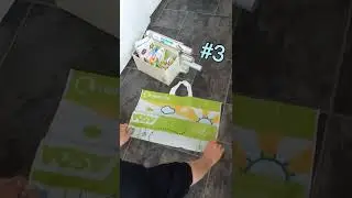 3 ways to fold your reusable bags || bags for life || organisation
