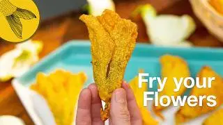 Bok phool + Kumro phool bhaja&mdash;flower recipes from Bengal