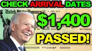 STIMULUS UPDATE - CHECK ARRIVAL DATES - $1400 STIMULUS CHECKS PASSED - SENATE BILL New Changes!