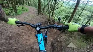 s4.  First time down s4 in afan forest .