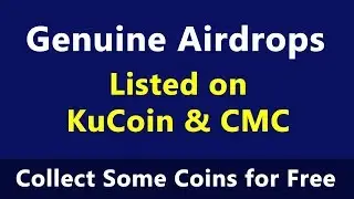 Airdrop - 2 Genuine Airdrop - Listed on KuCoin & CMC - XMX & SNOV Tokens