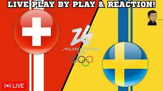 Switzerland vs Sweden - 2026 Olympics - Womens Hockey Livestream Live Play By Play (2/19/2026)