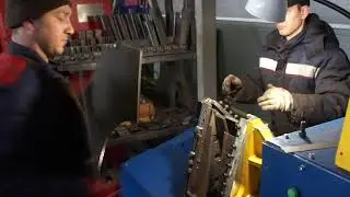 Гибка витка большого диаметра на станке DINTEK 50