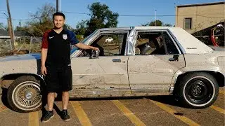 Survivor Eric Martinez rode out the Dallas tornado in his car