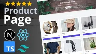 Ecommerce Store Frontend   NextJS, React, Typescript, Tailwind CSS, ShadCN