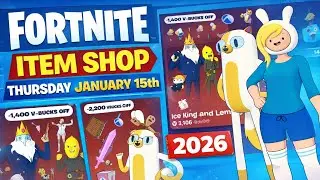 NEW Adventure Time Skins! Fionna & Cake Arrive in Fortnite (January 15, 2026)