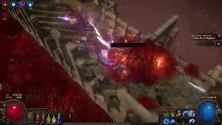 Path of Exile Arc Hierophant Blood Aqueduct
