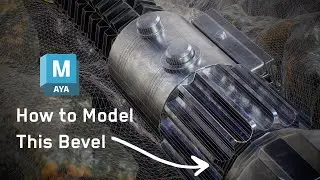 Cylinder Bevel Detail  - #Maya #3D Model Tutorial