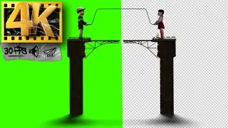 Squid Game - JUMP ROPE | Green Screen - Footage 4K