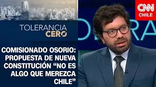 Gabriel Osorio (PS) y Pilar Cuevas (RN) analizan propuesta de nueva Constitución | Tolerancia Cero