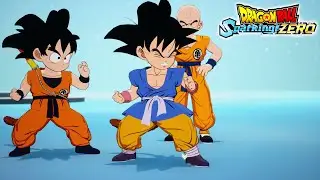Goku (Teen), Goku (GT) & Krillin vs Penzy, Glorio & Roasie | Dragon Ball: Sparking! ZERO Gameplay