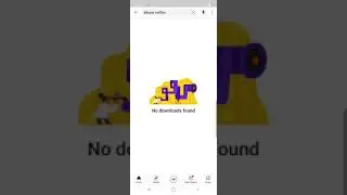 if i search something, it is saying no downloads found