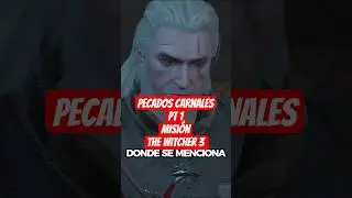 Pecados Carnales | Misi&oacute;n PT1 | The Witcher 3  #shorts
