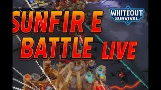 🔥 Sunfire Castle Battle LIVE | Whiteout Survival Epic War Gameplay #wos