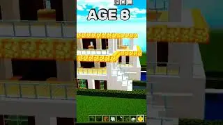 Minecraft building at different age?🤔#minecraftpocketedition #minecraftbuilding #totalgaming