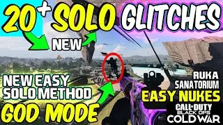 Cold War Glitches: New SOLO Glitches & Solo Wallbreach Method Fire Team God Mode Glitches Easy Nukes
