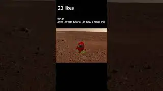 A Red Amongus Blows up after doing the default dance on Mars #shorts