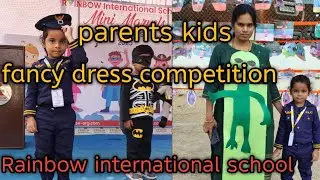 Parents and kid fancy dress competition//first time we win prize🏆//ufo pilot and alien fancy dress 👗