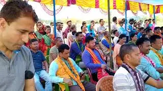 Nepali Traditional Welcome dance. In honour of BTR Chief Pramod Boro...