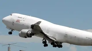 B747 AEROTRANS DEPARTURE TO TRIPOLI LIBYA @ DONCASTER AIRPORT (UK)