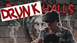 DRUNK VR HORROR GAMES WITH FRIENDS! | Dreadhalls (Oculus Rift CV1 Gameplay)