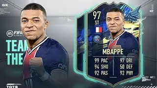 FIFA 21: KYLIAN MBAPPE 97 TOTS PLAYER REVIEW I FIFA 21 ULTIMATE TEAM