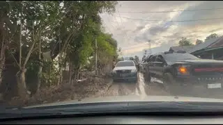 Mud-Filled Rural Roads in Aceh After a Devastating Flash Flood