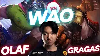 WAO | OLAF VS GRAGAS | TOP GAMEPLAY | Patch 14.4 / Season 14 | #LeagueofLegends