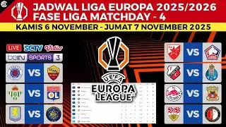 Jadwal Liga Europa 2025 Pekan Ke 4 - Rangers vs Roma , Red Star vs Lille | Liga Europa 2025