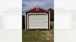 Fabulous and Functional 12X24 Garage with 5 Drop Electrical Package is the Best of Both Worlds