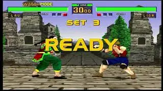 Virtua Fighter 2(Sega Saturn)-Lau vs Lion IV