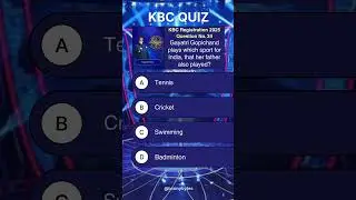 KBC 7 May Registration Question & Answer 🔔  Today's KBC Question  Kaun Banega Crorepati 2025