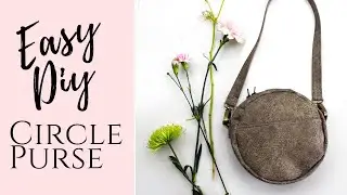 How To Make A Circle Bag!!!!! A DIY Purse Bag Making Sewing Tutorial