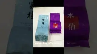 Loose black tea bag packing machine with vacuum premade pouch