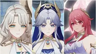 (JP Dub) Columbina Meets The 3 Moon Sisters Cutscene / Genshin Impact Luna IV