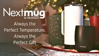 Nextmug Temperature-Controlled Self-Heating Coffee Mug &ndash; Black 14 oz. Smart Mug with 3 Heat Settings