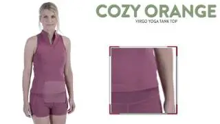 Cozy Orange Virgo Yoga Tank Top (For Women)