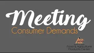 Meeting Consumer Demands