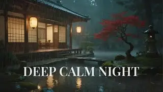 🔴 Deep Calm Japanese Rain Ambience in a Zen Garden House for Stress Relief & Mental Reset 🌧️🍃