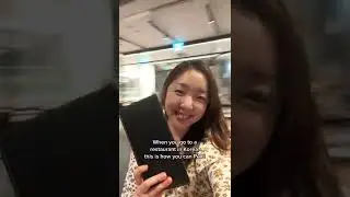 When you go to a restaurant in Korea, this is how you can pay! #koreanculture