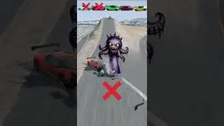 Sprunki OC DeepTentacle Phase 2 | Choose the Right Car 🐙🌊🚗#SprunkiOC #DeepTentacle #BeamNG #Shorts