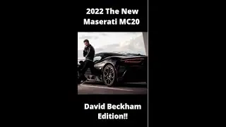 David Beckham Edition!! Maserati MC20 Fuoriserie #shorts