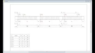 39 -  Robot Structural Analysis Professional  -  Continuous beam reinforcement drawing