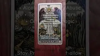 #tarotcommunity #tarot #tarotshorts #cardoftheday #temperance #temperancecard #tarottutorial