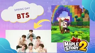 BTS Spring day harp version - Maplestory 2