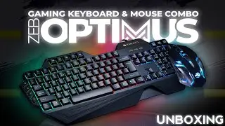 Unboxing Zebronics Zeb Optimus Gaming Keyboard and mouse Combo || Best under 8...||