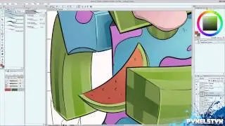 Speed Art Minecraft - Bashurverse (спид арт)
