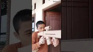 Senjata Perang-perangan dari Kardus #kerajinan #kardus
